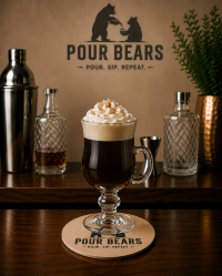 Irish Coffee Cup, a type of cocktail glass